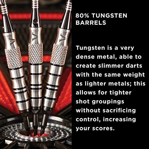 Viper Grim Reaper 80% Tungsten Soft Tip Darts with Storage/Travel Case - size: 16 Grams, style: Coarse Knurling