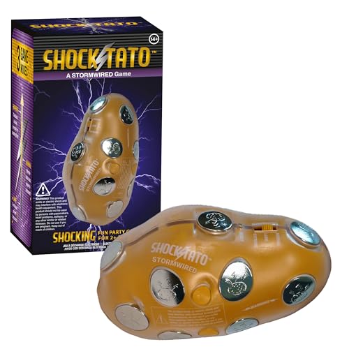 Shocktato Party game by Stormwired - The Hilariously Funny Game of Shocking Potato - Gag Gifts and Stocking Stuffers for Teens | Hilarious Group Activity, Funny Icebreaker, Gag Gift, Fun Father's Day Present, Interactive Prank item for Teens, Jokesters