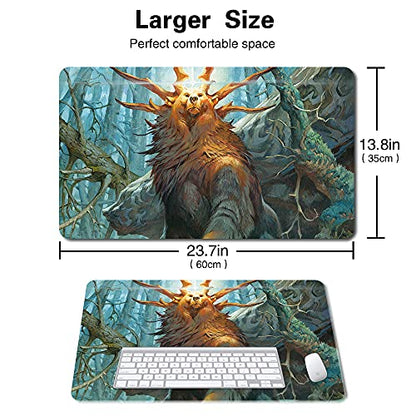 Board Game TCG Playmat Table Mats Games Size 60X35 cm Mousepad Compatible for MTG CCG RPG Trading Card Game (AYULA, Queen Among Bears) - color: Ayula, Queen Among Bears