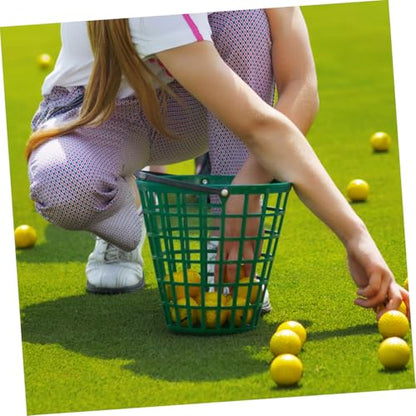 Luxshiny 2pcs Golf Storage Basket Lightweight Plastic Holder for Collecting and Storing up Outdoor Sports - size: 25.00X25.00X14.00CM