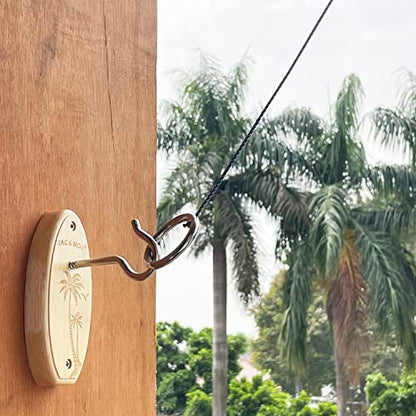 Deluxe Hook and Ring Toss Game, Outdoor Indoor Toss Game Set, Throwing Toys for Family, Party Games - style: Coconut Tree S