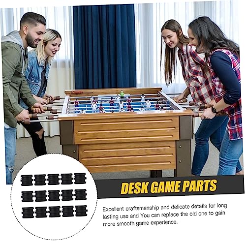 Abaodam 15pcs Plastic Foosball Bushings Table Football Bearing Rods for Standard Game Tables Easy to Install Wear-Resistant Replacement Parts for Enhanced
