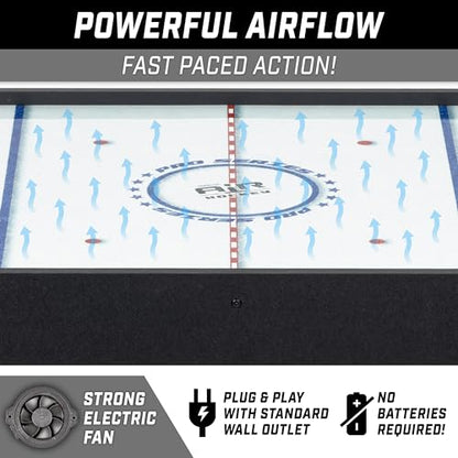 GoSports 40 Inch Table Top Air Hockey Game for Kids - Black - color: Black
