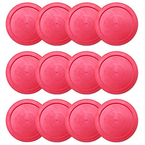 Brybelly Air Hockey Pucks - Accessories for Game Room Gaming Tabletop for Kids & Adults - size: Small (Pack of 12)