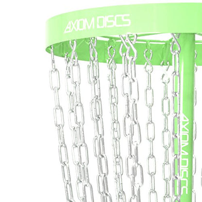 Axiom Discs Pro 24-Chain Disc Golf Basket - color: Lime