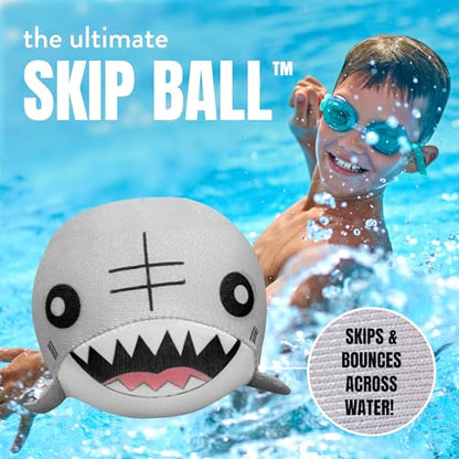 Activ Life The Ultimate Water Skip Balls, Water Bouncing Ball for Swimming Pool, Beach Toys for Friends, Family, Kids and Adults - style: Sharks