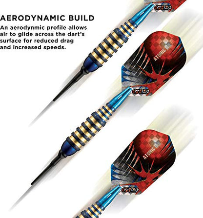 Viper Atomic Bee Soft Tip Darts, 16 Grams - color: Blue
