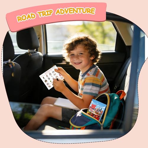Road Trip Adventure Travel Scavenger Hunt Game | Road Hunting Card Game, Occupations Theme, Drinks Theme, Fruits Theme