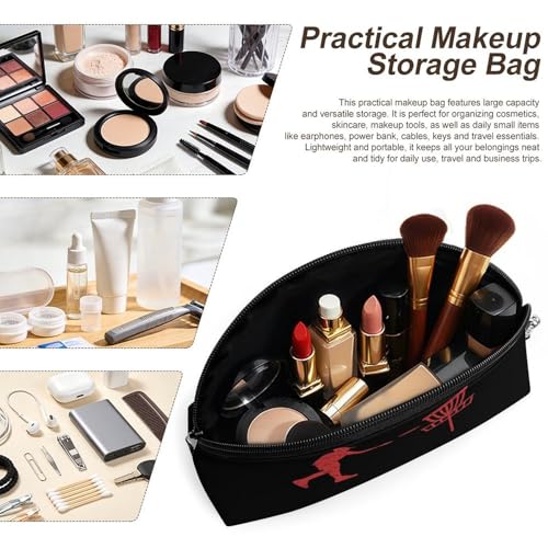 Disc Golf Icon Basket Travel Makeup Bag Cosmetic Toiletry Bags PU Leather Organizer Case
