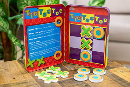 TS Shure by Bendon Tic-Tac-Toe Games Magnetic Activity Tin with Foam Magnet Sheet 50522 - style: Tic Tac Toe Game Tin