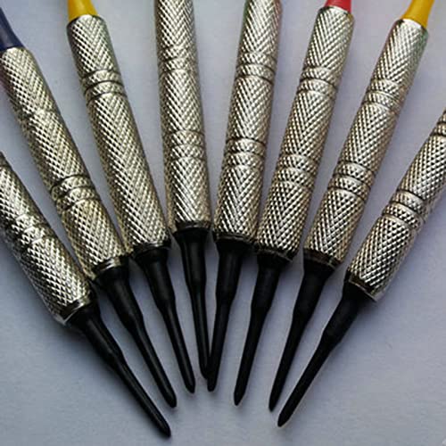 Soft Tip Darts Set Great for Beginners Enjoy Game Portable for Game Room Bar Home, Iron Plastic Shown 12 Darts 100 Replacement Tips
