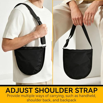 Discus Carrier Bag, Oxford Fabric Water Proof Track Field Equipment Pouch Adjustable Shoulder Throwing Sports Backpack for Men and Women, Holds 2Pcs 2KG Discus - color: Black