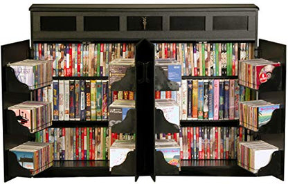 Venture Horizon Top Load Media Cabinet - Black - color: Black-finish
