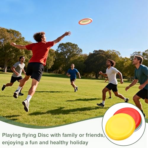 Soft Flying Disc, Sports Flying Discs All Ages Outdoor Flying Disc Training Playing Lightweight Durable - color: Blue