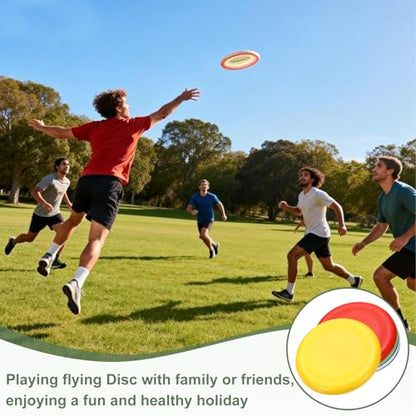 Soft Flying Disc, Sports Flying Discs All Ages Outdoor Flying Disc Training Playing Lightweight Durable - color: Yellow