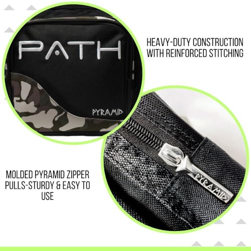 Pyramid Path Pro Deluxe Single Bowling Ball Tote - Holds One Ball, One Pair Shoes Up to Mens 15 - color: Camo