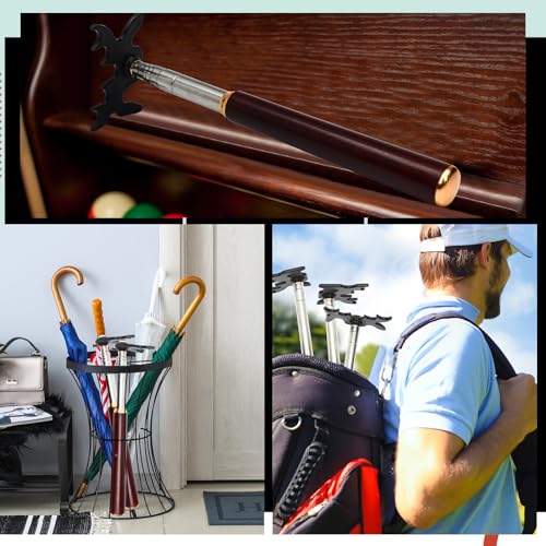 Skylety Retractable Billiard Cue Stick Bridge with Bridge Head, Snooker Set Billiard Pool Cue Accessory for Pool Table