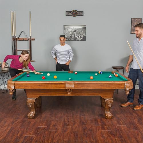 EastPoint Sports Classic Sport Six Cue Billiard Rack - Wall Mounted, Durable Solid Wood