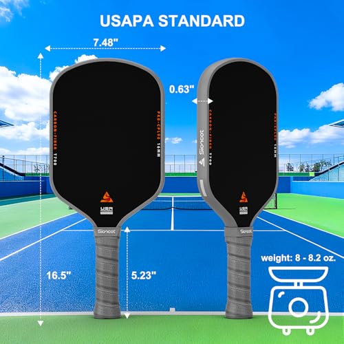 Thermoformed Carbon Fiber Pickleball Paddle