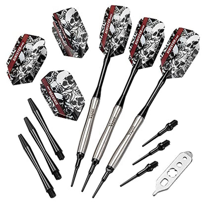 Viper Sinister 95% Tungsten Soft Tip Darts - size: 18 grams, style: Contoured Barrel