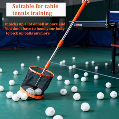 WIGERLON Table Tennis Ball Picker, Ping Pong Ball Picker，Ping Pong Ball Picker Upper for Training,Table Tennis Training and Coaching