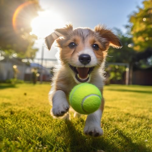 60/120 Pack Tennis Balls, Training Tennis Balls, Pet Dog Playing Balls, Practice Tennis Balls with Mesh Bag for Transport and Beginner Training - color: Yellow-60Pack