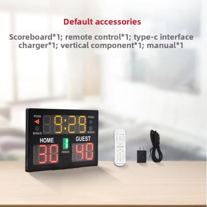 Basketball Game Electronic Scoreboard 24 Second Timer Scoreboard