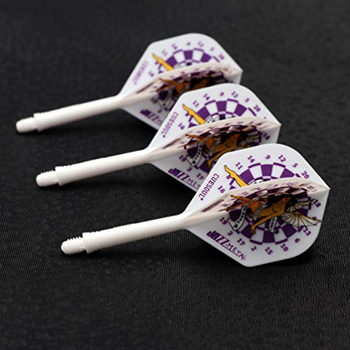 CUESOUL Jazz-Metal ROST Integrated Dart Shaft and Flights Standard Shape,Set of 3 pcs - color: CS-JMAK58XBFN