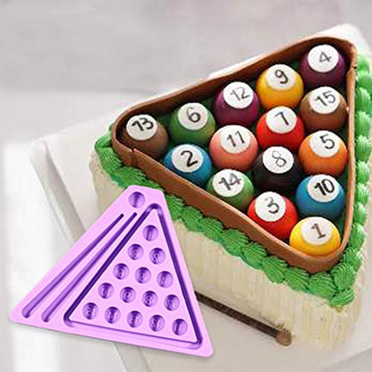 Billiard Ball Set Resin Casting Mold Pool Table Set Mold Candle Soap Resin Craft