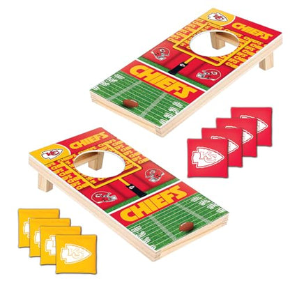 MasterPieces Officially Licensed NFL Tabletop Cornhole for Adults - style: Kansas City Chiefs