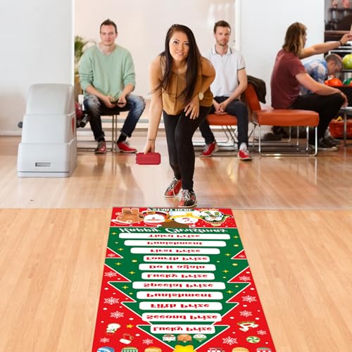 gisgfim Can Rolling Game Props Party Games Roll The Can Challenge Raffle Set for Adults Family Classroom Gatherings Birthday Party Supplies Activities Gifts Indoor Outdoor Holiday Prizes(Christmas) - style: Christmas