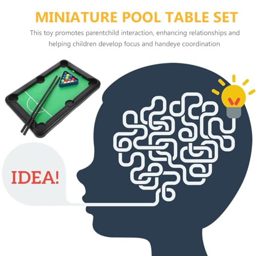 Mini Billiard Table Toy, Boys and Girls Interactive Pool Game Portable Outdoor Table for Boy Girl