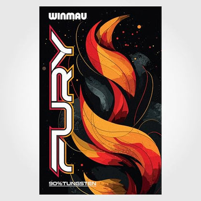WINMAU Fury 18-20 Gram Tungsten Softip Darts Set with Prism Flights and Vecta Shafts (Stems) - style: 18g