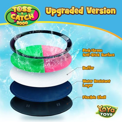 YoYa Toys Toss and Catch Ball Game Toy Set - 4 Paddles & 4 Sticky Balls - Fun Kids Outdoor Games Activity for Backyard, Beach, Park, Camping - Gift for Boys & Girls Ages 4 5 6 7 8 9 10 11 12 Year Old - style: 4 Paddles + 4 Balls