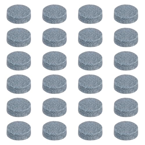 Billiard Pool Cue Tips, Pool Cue Tips Replacement Kit Cow Leather Pool Cues - color: Grey, size: 12mm