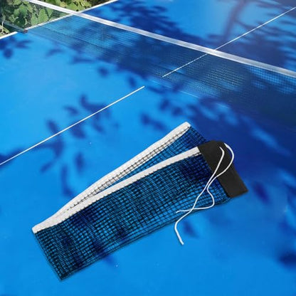 Polyester-Cotton Mesh Table Tennis Net Foldable Design Quick Installation Tight Rebound for Indoor Outdoor Standard Tables