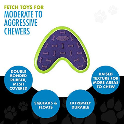Hero - Outer Armor Boomerang Dog Toy - Dog Chew Toy - Dog Toys - Puppy Toys - Pet Toys - Designed for Medium to Large Sized Dogs from 45-65 lbs - Purple - style: Boomerang - Purple