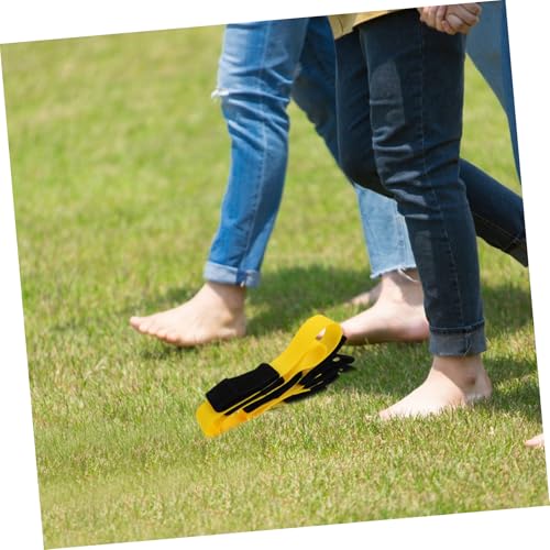 Toyvian 2Pcs Giant Footstep Bands for Outdoor Team Games Carnival Relay Races Backyard Birthday Parties Skill Development Teamwork Activities for Adults