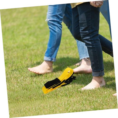 LIOOBO 2pcs Outdoor Legged Race Bands for Boy Girl Adults Team-Building Game for Birthday Parties Field Day Carnival Events Promotes Teamwork Communication Skills