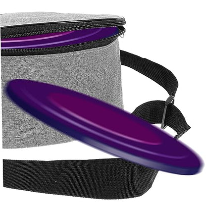 Golfing Flying Disc Carry Bag Portable Disc Holder for Outdoor Training Lightweight Storage Pouch for Beginners and Practice Sessions Capacity and Design