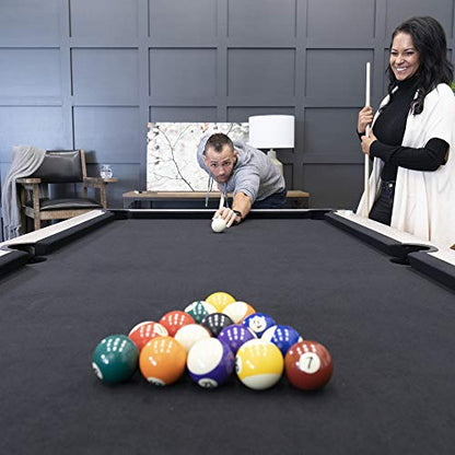 American Legend Billiard Table with Rustic Wood Finish - color: Brown