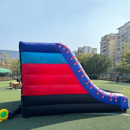 Inflatable Basketball Hoop Shot Inflatable Party Basketball Game | 10' L x 13' W x 10' H | with 5 Hoops, 4 Balls, Air Blower, Stakes for Birthday Parties, Lawn Games, School Events