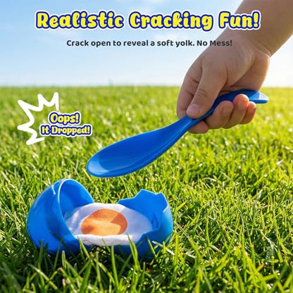 LovesTown Egg Spoon Race Game Set for Outdoor Yard Party Favors, Wooden Balance Relay Games for Kids & Family Activity Carnival Birthday Granny Pants Yard Limbo Field Day Party Game - size: Small