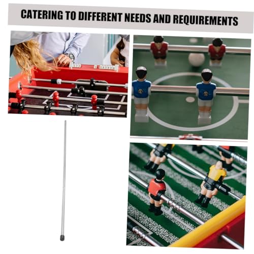 BESPORTBLE Soccer Machine Pole for Foosball Table Metal Replacement Rod Handle Accessory for Table Soccer for Indoor Games