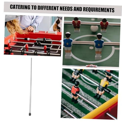 BESPORTBLE Soccer Machine Pole for Foosball Table Metal Replacement Rod Handle Accessory for Table Soccer for Indoor Games