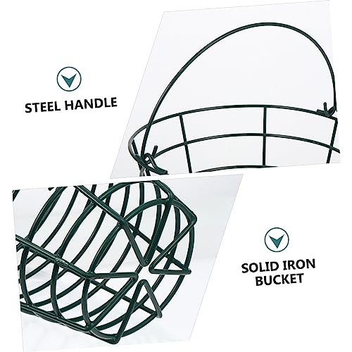 WOONEKY 1pc Stainless Steel Golf Storage Basket Capacity Golfs Carrying Container for Clean and Healthy Outdoor Use Wire Design