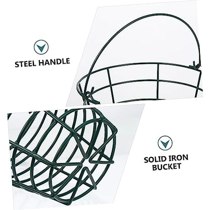 WOONEKY 1pc Stainless Steel Golf Storage Basket Capacity Golfs Carrying Container for Clean and Healthy Outdoor Use Wire Design
