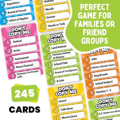 Viral Studios Don't Copy Me | The Party Card Game Where Matching Gets You Eliminated – Fast-Paced Game for Friends, Families, & Game Nights, All Ages