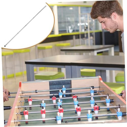 Foosball Table Pole Replacement Iron Rod for Soccer Game Machine Lightweight Easy to Install for Tables Accessory for Football Enthusiasts
