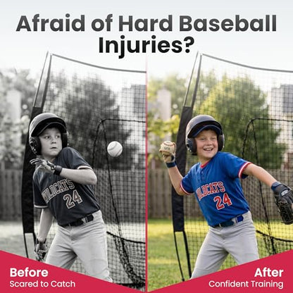 GPS Athletics Soft Practice Baseballs for Kids – Low Impact Safety Training Baseballs for Youth Baseball Practice & Indoor Training, Durable Soft Baseballs with Raised Seams, 6 Pack
